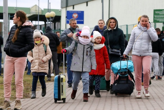 自俄烏戰(zhàn)爭爆發(fā)以來 約有10萬烏克蘭人進(jìn)入波蘭