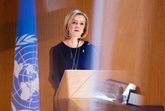 英國外交大臣利茲&middot;特拉斯稱要加快對俄羅斯的制裁進程