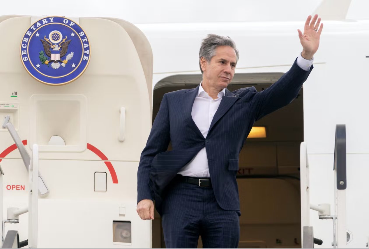 美國國務(wù)卿安東尼&middot;布林肯飛往以色列與4個(gè)阿拉伯國家舉行峰會