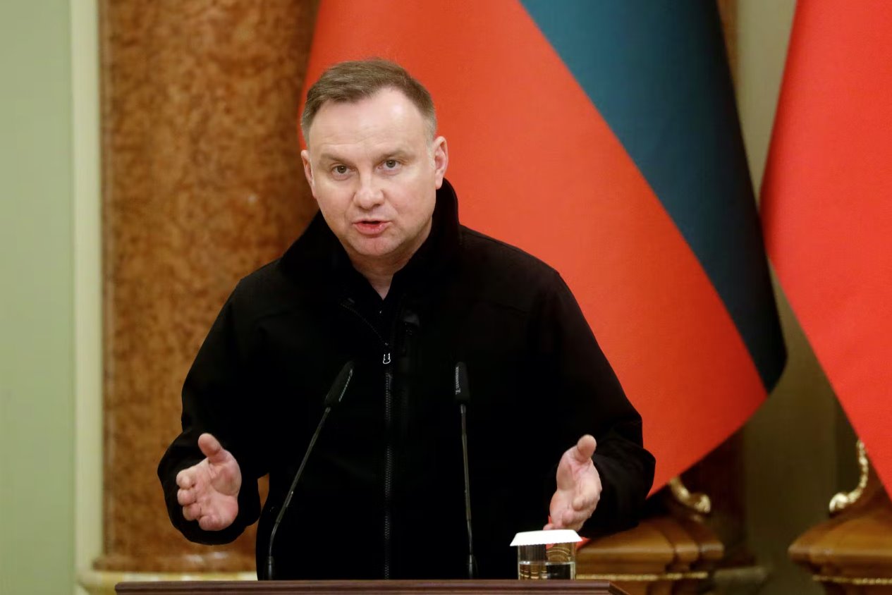 波蘭總統(tǒng)稱烏克蘭戰(zhàn)爭為&ldquo;恐怖主義&rdquo; 要求伸張正義