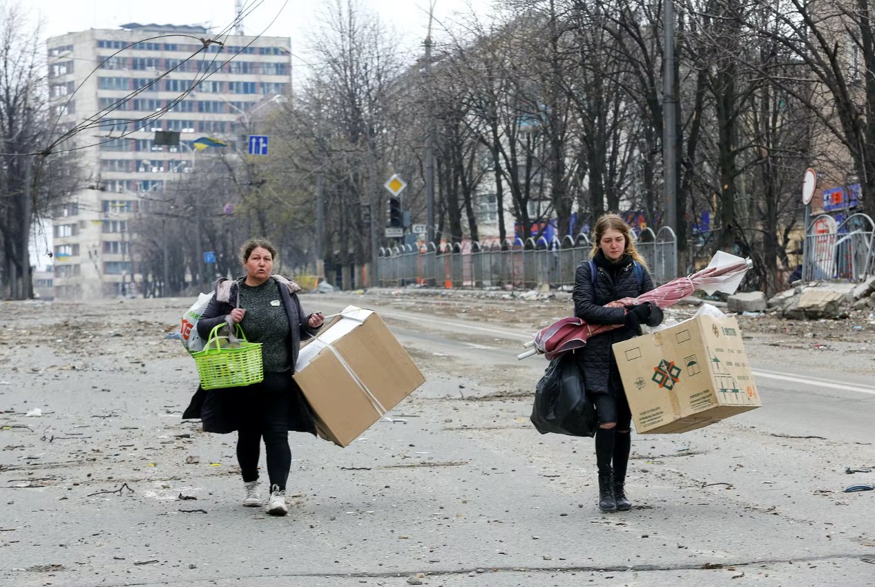  烏克蘭人堅(jiān)守在馬里烏波爾的Azovstal鋼鐵廠