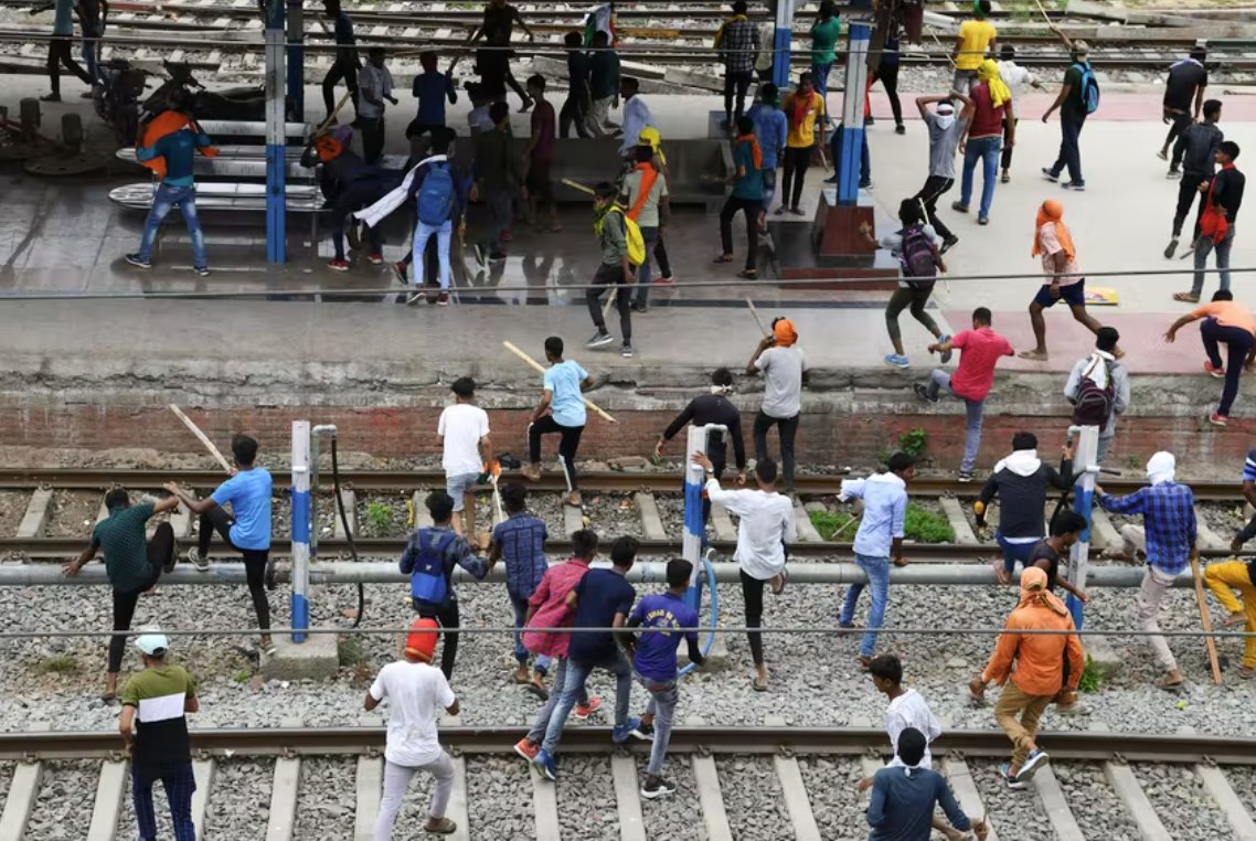 印度因征兵抗議而暫停東部邦的互聯(lián)網(wǎng)