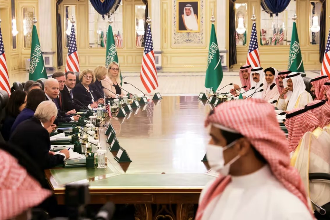 美國(guó)沙特發(fā)布聯(lián)合聲明阻止伊朗獲得核武器