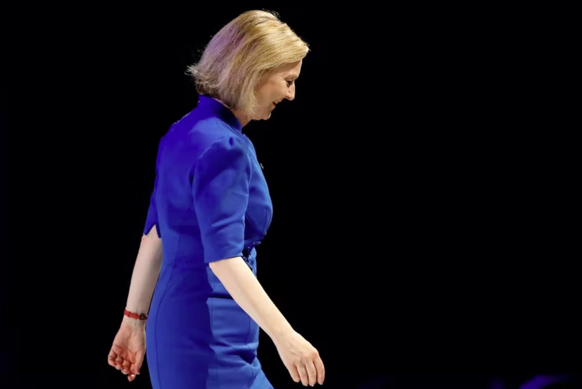 英國的 Liz Truss 領(lǐng)先 Sunak34點