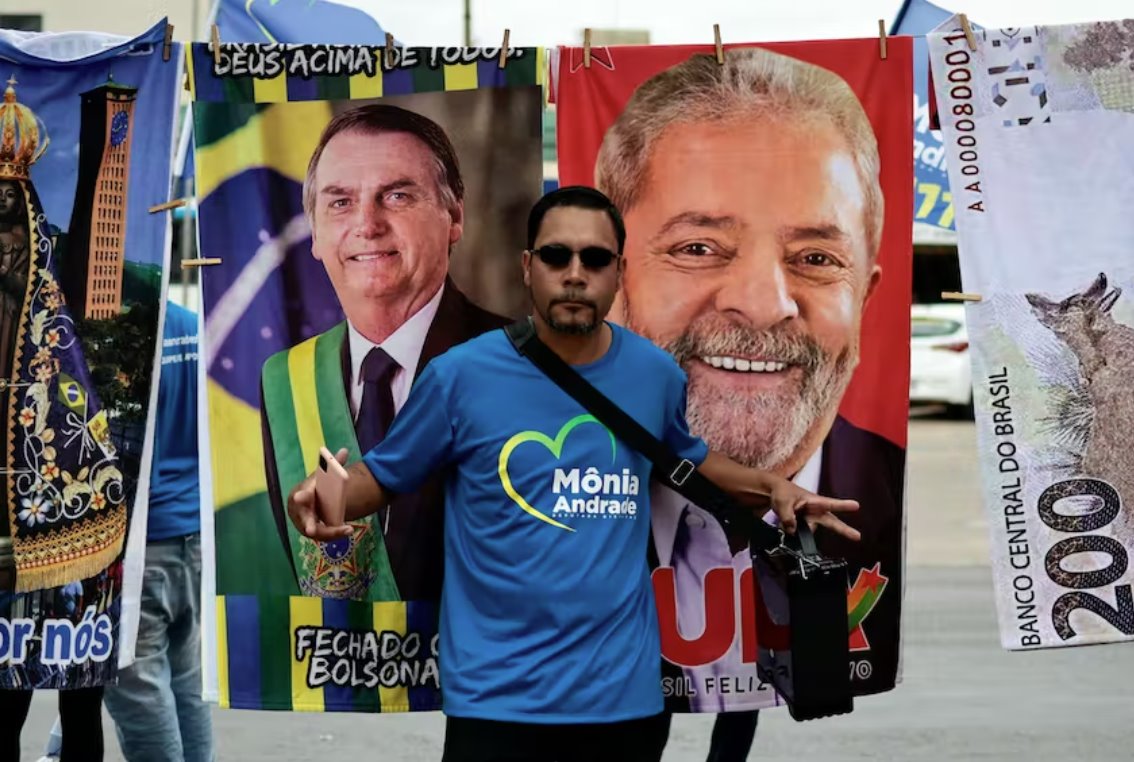 巴西總統(tǒng)競選 盧拉和博爾索納羅正式進(jìn)入競選季節(jié)