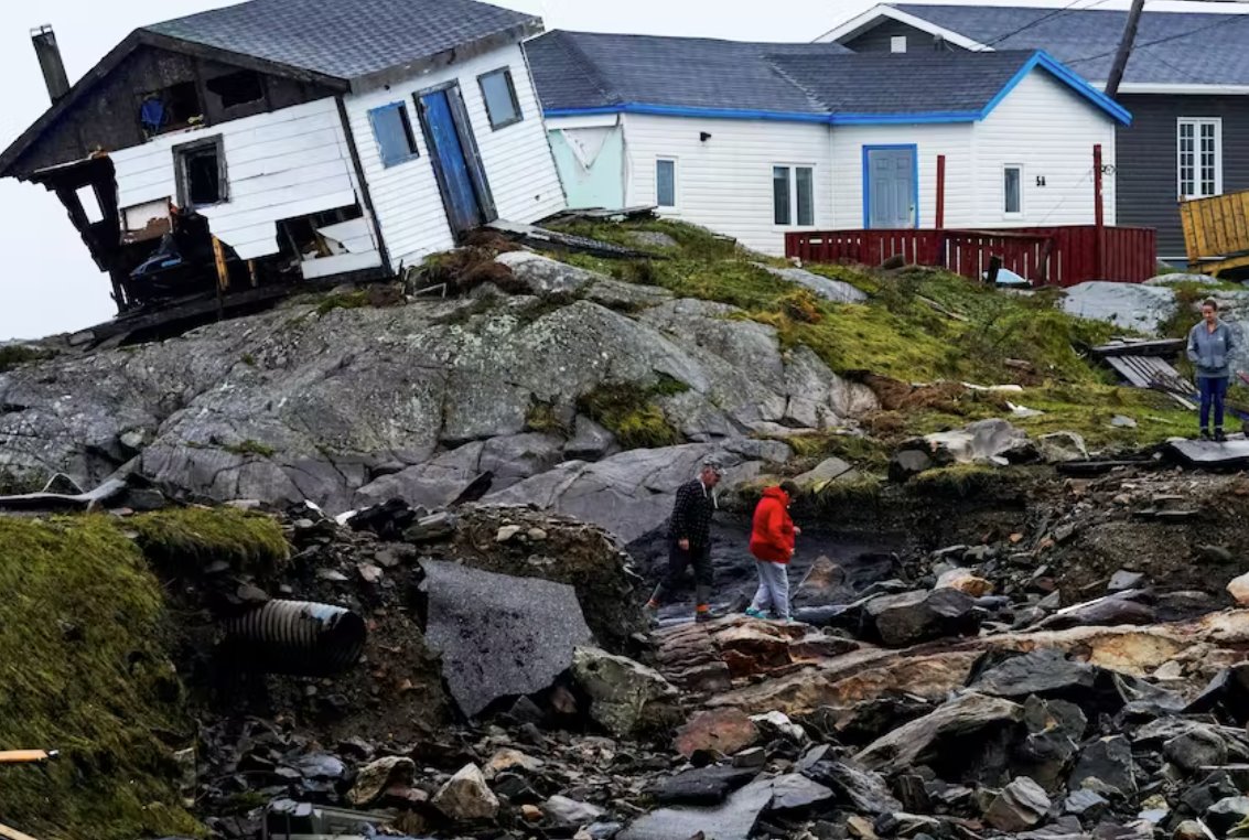 在颶風(fēng)菲奧娜襲擊加拿大之后 氣候?qū)＜叶卮僦贫ㄡ槍?duì)方案