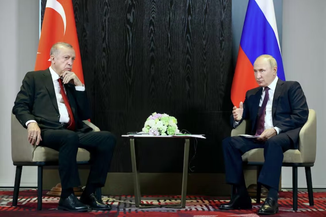 普京會見埃爾多安 可能會考慮烏克蘭的和平談判選擇