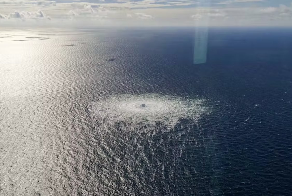 俄羅斯稱英國海軍炸毀北溪天然氣管道