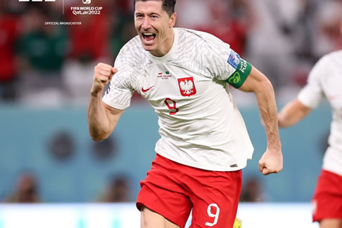 萊萬(wàn)斬獲世界杯賽場(chǎng)個(gè)人首粒進(jìn)球