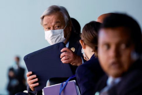 聯(lián)合國秘書長古特雷斯在COP27上自嘲“錯誤的演講”