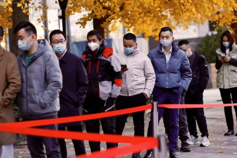 北京報告11月16日有172例有癥狀、262例無癥狀COVID病例