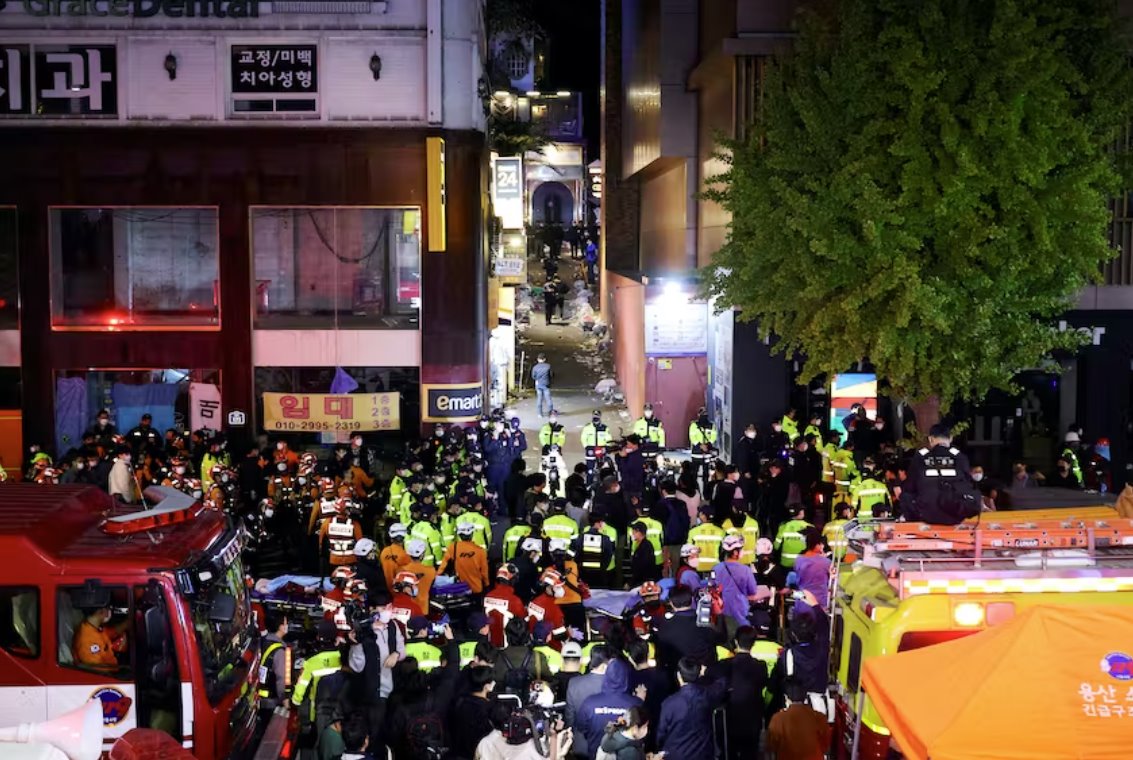 專家稱韓國(guó)致命的萬圣節(jié)踩踏本來可以避免