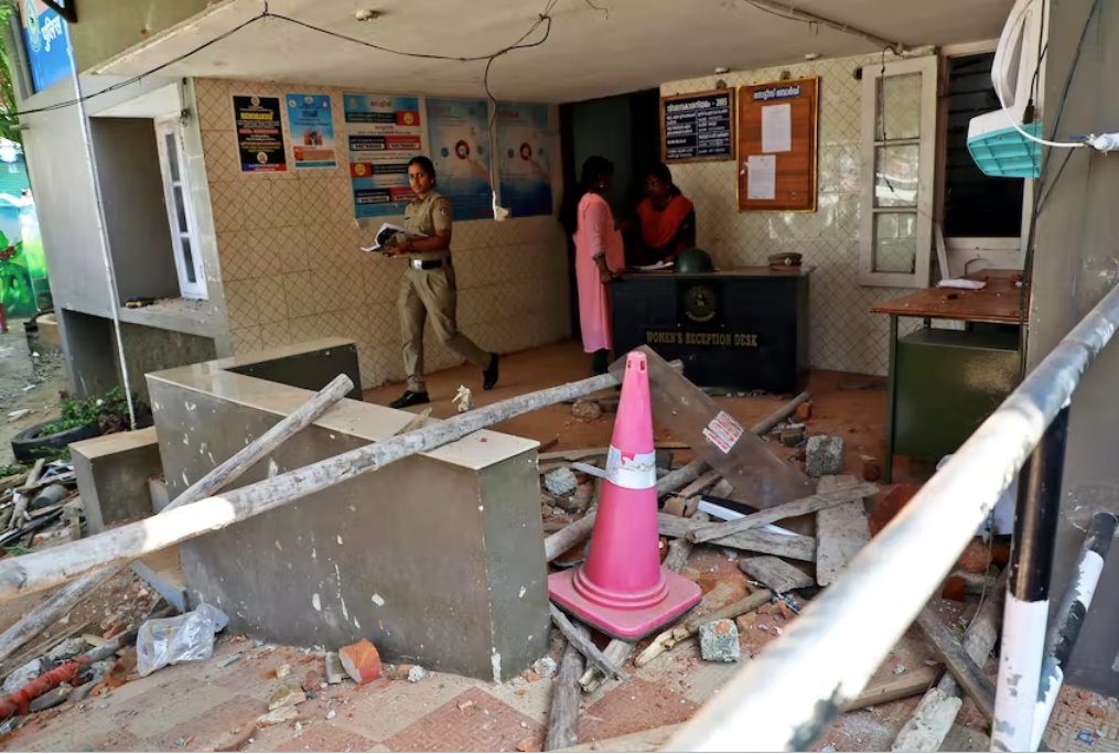 印度警方加強(qiáng)了喀拉拉邦阿達(dá)尼港周圍的安保