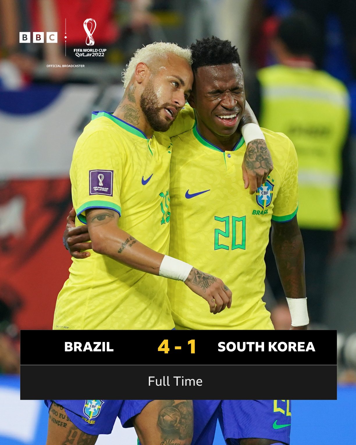 巴西4-1韓國 內(nèi)馬爾點球破門