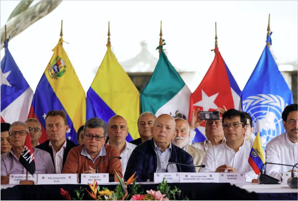 哥倫比亞和民族解放軍反對派將于2月在墨西哥恢復和談