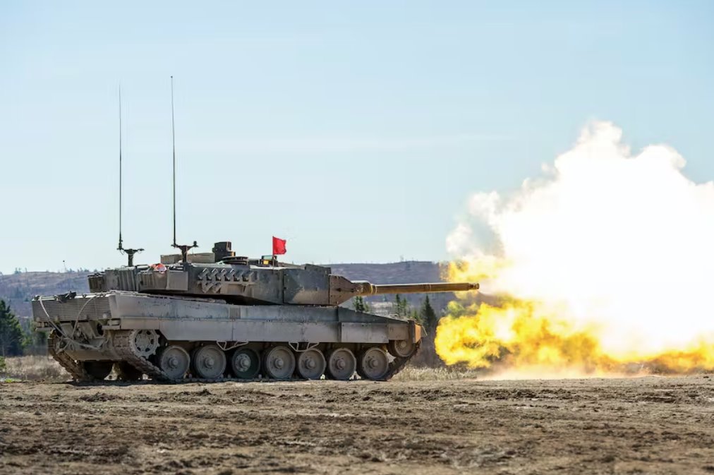 烏克蘭從歐洲獲得坦克后遭遇俄羅斯導(dǎo)彈襲擊