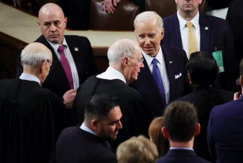 拜登在國情咨文演講中誓言保護國家 指的是中國氣球