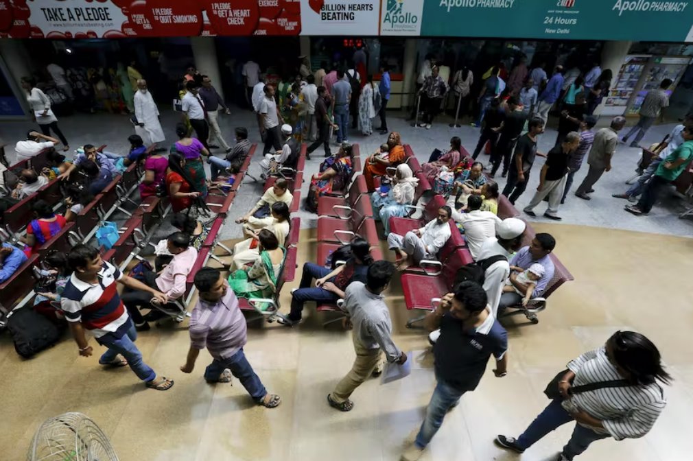 印度阿波羅醫(yī)院第三季度利潤下降