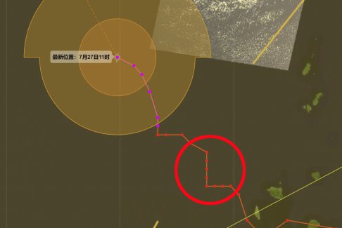 臺(tái)風(fēng)杜蘇芮路徑拐了個(gè)直角