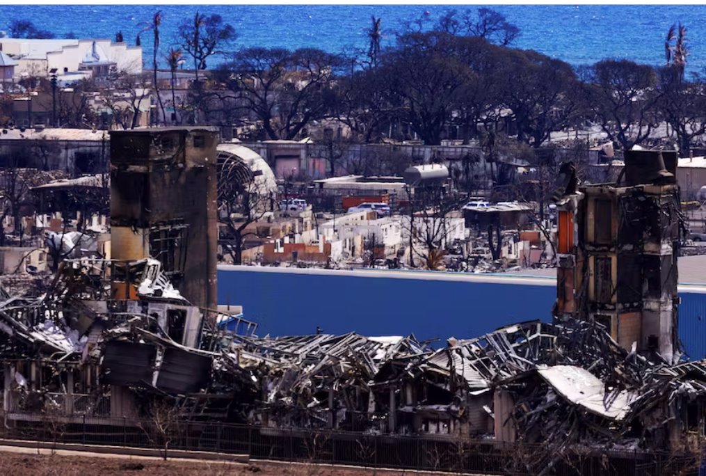 野火襲擊夏威夷小鎮(zhèn)