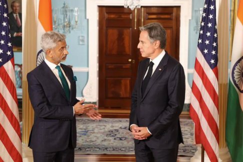 印度外長在美國談?dòng)《扰c加拿大爭端