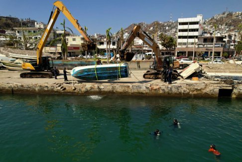 墨西哥奧蒂斯颶風(fēng)失蹤人員搜尋