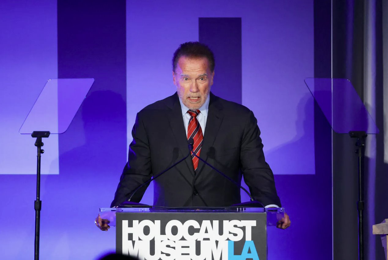 施瓦辛格向以色列人質(zhì)家屬提供支持