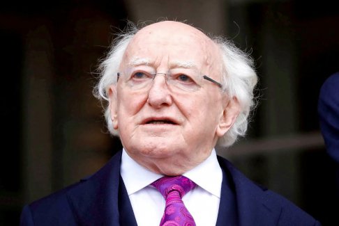 愛(ài)爾蘭總統(tǒng)希金斯確診