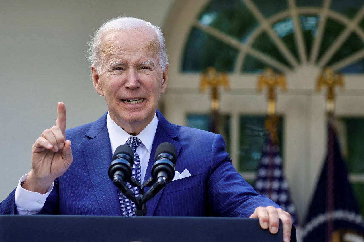 2022年9月27日，美國總統(tǒng)喬&middot;拜登在美國華盛頓白宮玫瑰園舉行的有關醫(yī)療保健費用、醫(yī)療保險和社會保障的活動上發(fā)表講話。