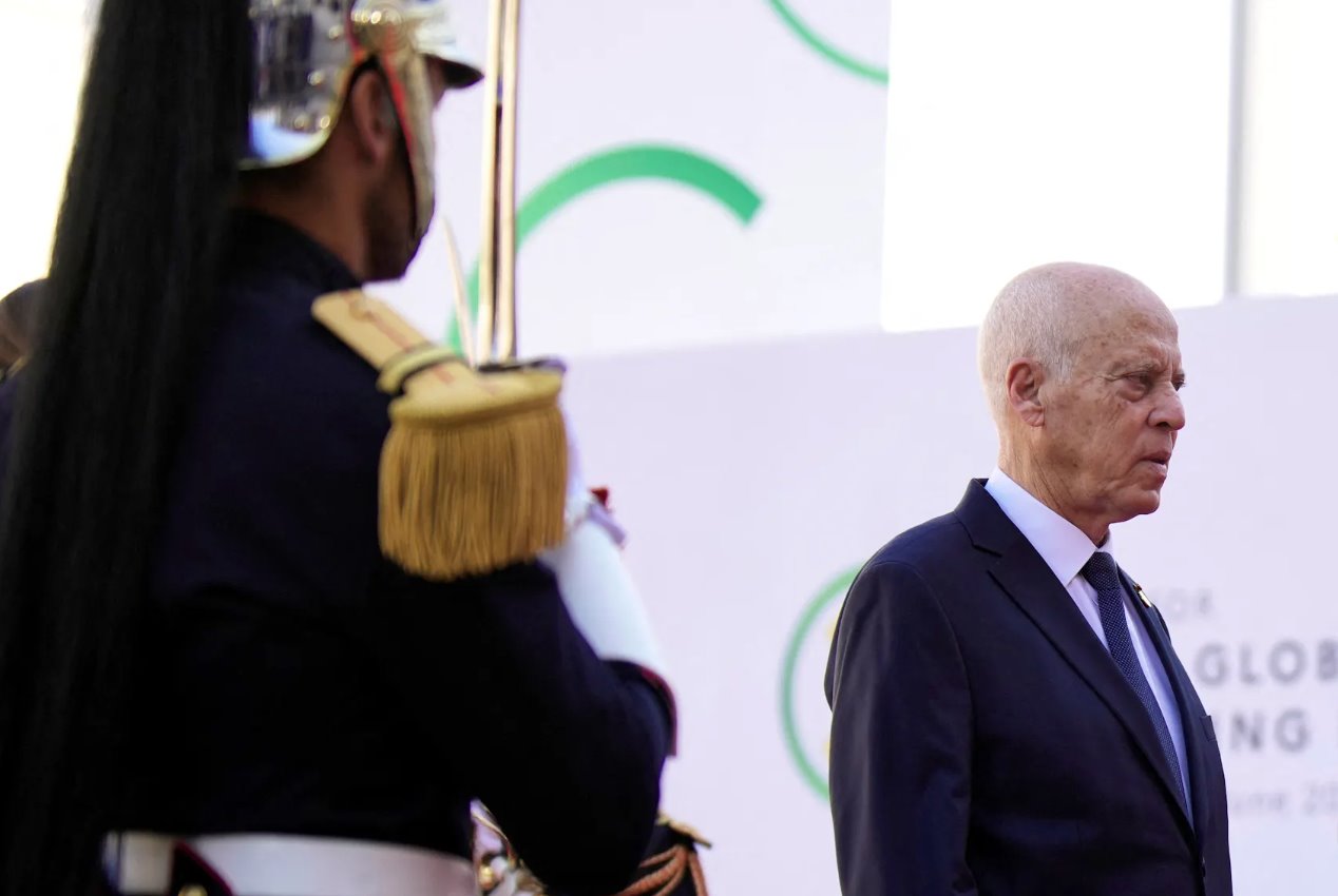 突尼斯總統(tǒng)凱斯&middot;賽義德將于2023年6月23日星期五抵達(dá)法國巴黎，出席新全球金融協(xié)定峰會(huì)閉幕會(huì)議。