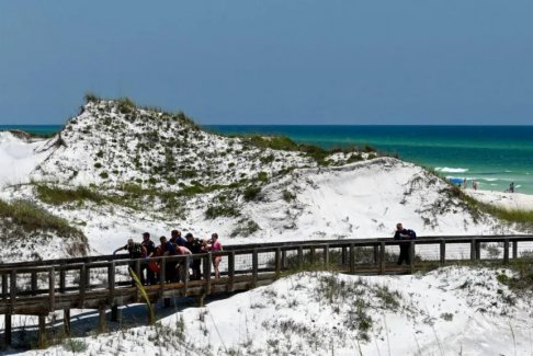 佛羅里達(dá)海灘三名游泳者遭鯊魚襲擊