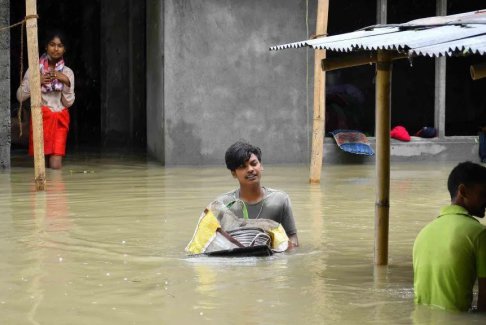 印度多次遭遇洪水災情