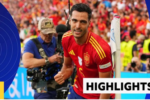 西班牙擊敗東道主德國隊(duì)晉級(jí)半決賽