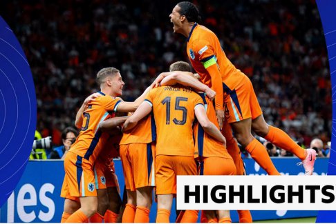 歐洲杯荷蘭2-1土耳其晉級(jí)半決賽