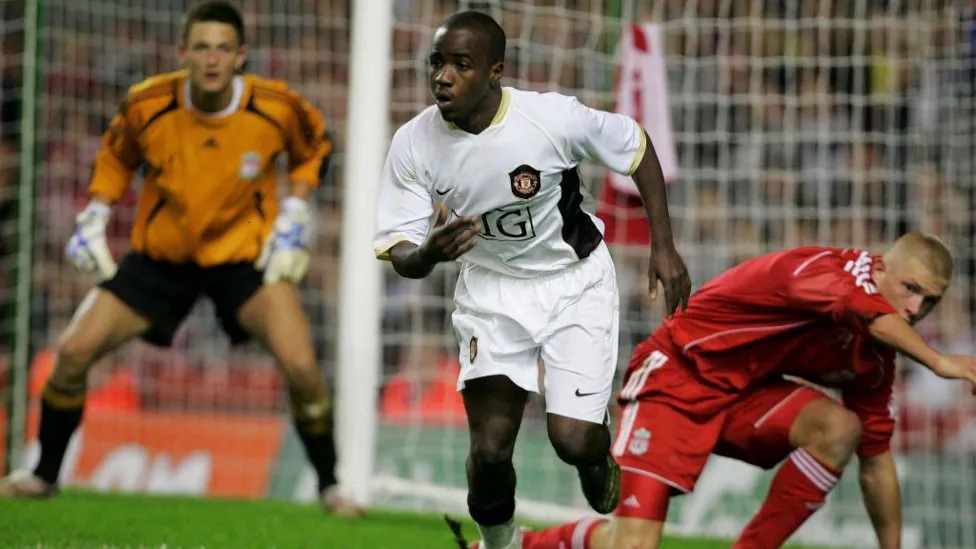 費比安&middot;布蘭迪代表曼聯(lián)隊參加了2007年青年足總杯決賽