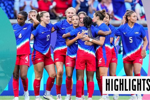 奧運(yùn)會(huì)女子足球巴西0-1美國