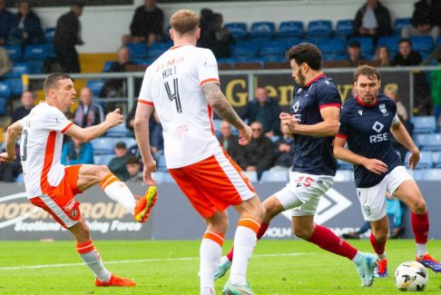 蘇格蘭足球超級聯(lián)賽第一階段羅斯郡1-1鄧迪聯(lián)