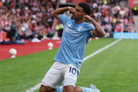 英超聯(lián)賽南安普頓0-1諾丁漢森林