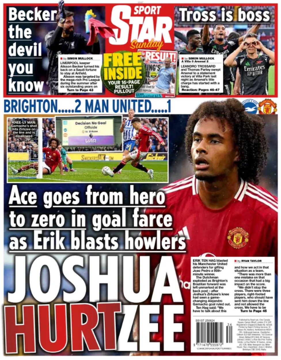 2024年8月25日《星報(bào)星期日》封底