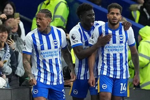 英超聯(lián)賽布萊頓3-2托特納姆熱刺