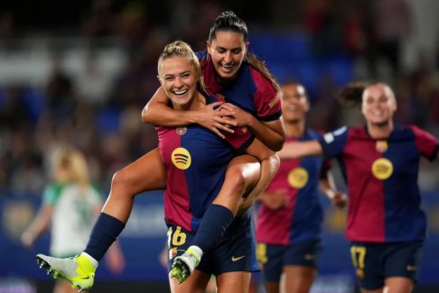 歐洲女子冠軍聯賽巴塞羅那9-0哈馬比