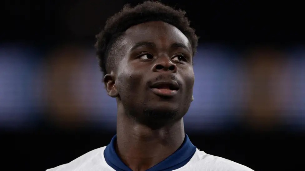 布卡約&middot;薩卡為本賽季槍手隊(duì)全部七場(chǎng)英超比賽首發(fā)