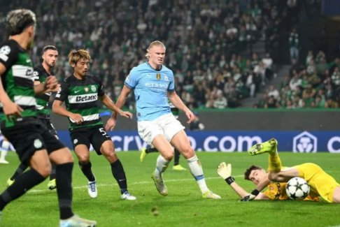 歐冠聯(lián)賽體育CP 4-1曼城