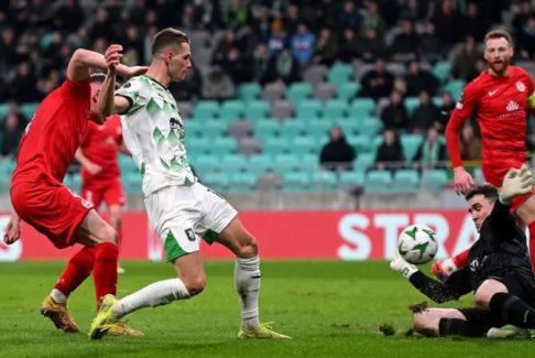 歐洲足聯(lián)會議聯(lián)賽奧林匹亞1-0拉恩