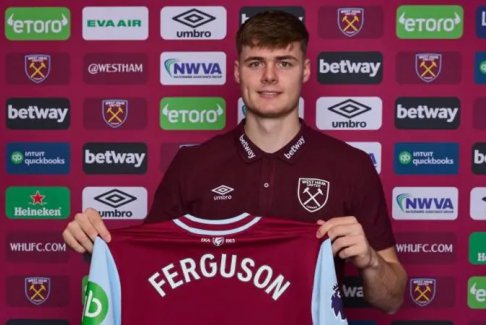 布萊頓前鋒弗格森租借加盟西漢姆聯(lián)