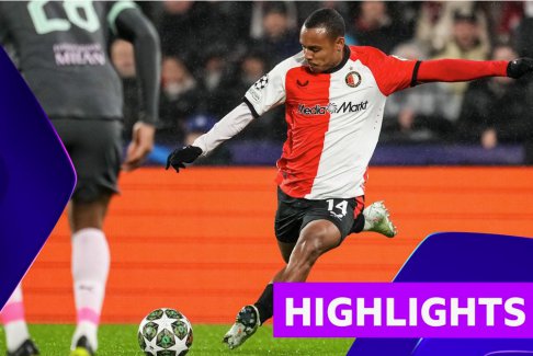 歐洲冠軍聯(lián)賽淘汰賽附加賽費耶諾德1比0AC米蘭