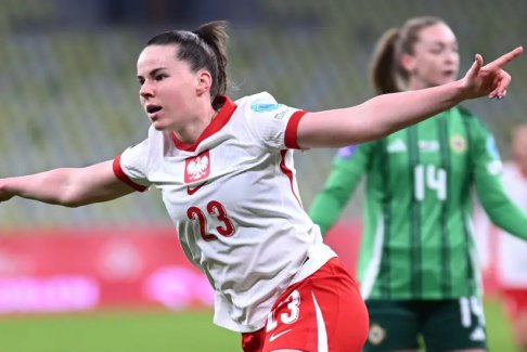 歐洲女子國家聯(lián)賽B聯(lián)賽波蘭2比0北愛爾蘭