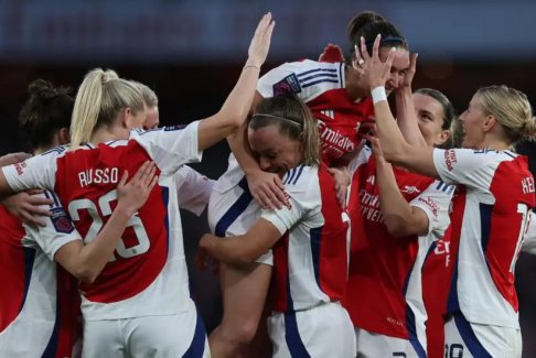 女子超級(jí)聯(lián)賽阿森納4比0利物浦