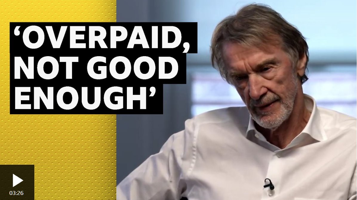 吉姆&middot;拉特克利夫爵士將卡塞米羅、霍伊隆德、奧納納等球員列為&ldquo;繼承人&rdquo;