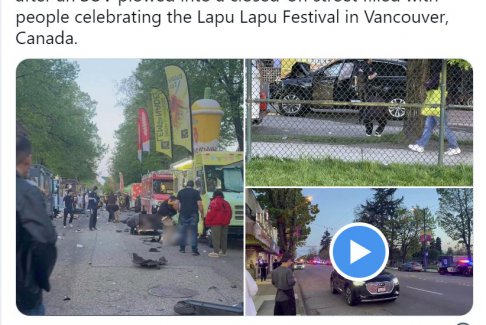 拉普拉普節(jié)：加拿大溫哥華汽車撞擊人群致多人死亡